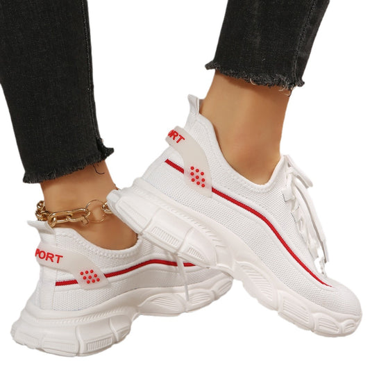 Women's Flyknit Exercise Shoes | Breathable Lightweight Non-Slip Sneakers